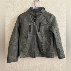 Urban Republic boys medium 10-12 faux leather coat